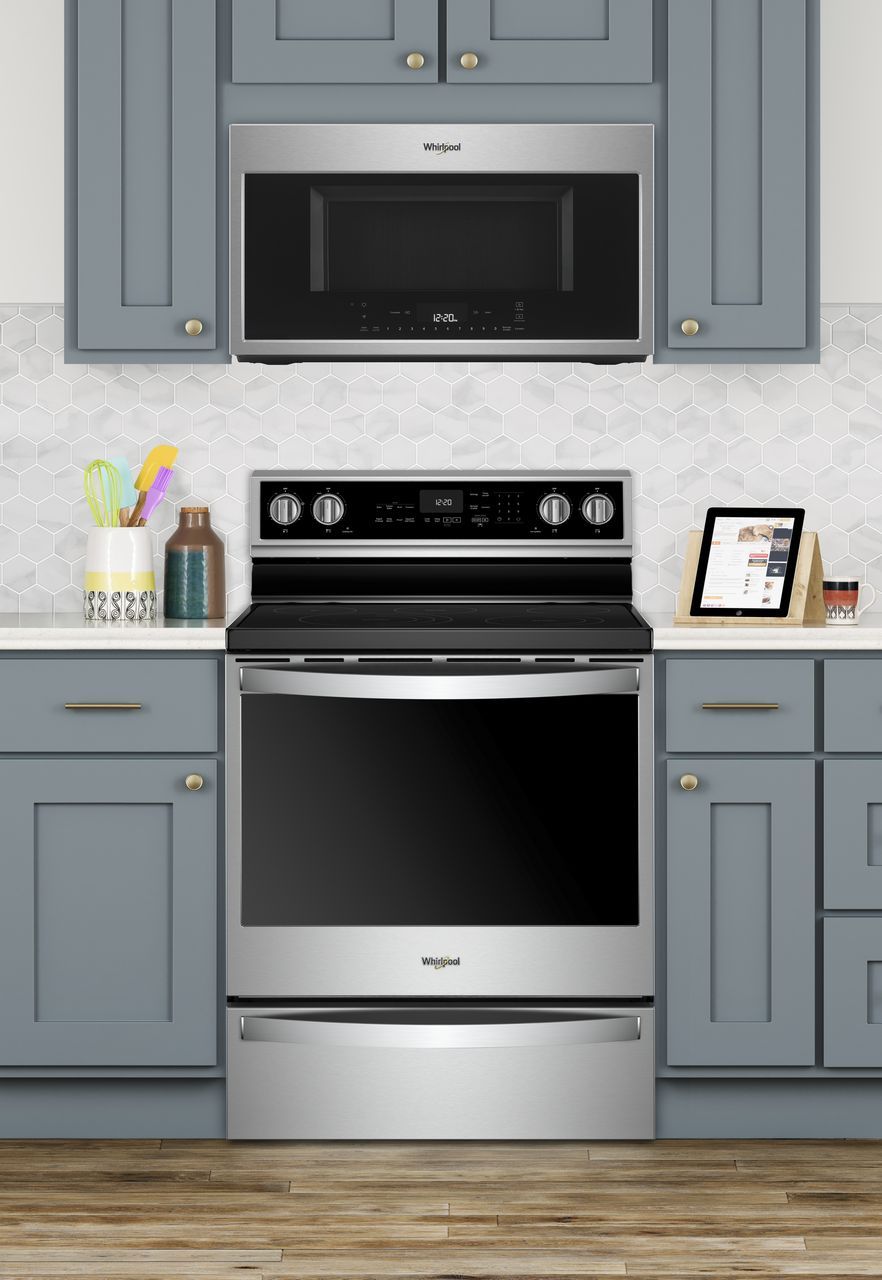 Whirlpool® 30" Fingerprint Resistant Stainless Steel Freestanding ...