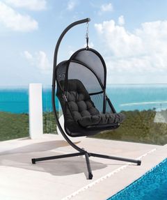 Hangloose 2 Piece Outdoor Swing Chair (Black)