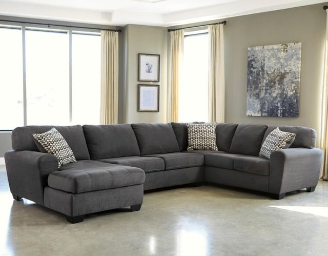 Benchcraft® Ambee 3-Piece Slate Sectional with Chaise 4