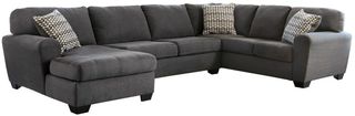 Benchcraft® Ambee Slate 3-Piece  Sectional with Chaise