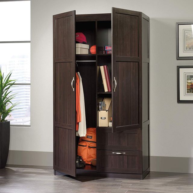 Sauder® Select Cinnamon Cherry Wardrobe/Storage Cabinet