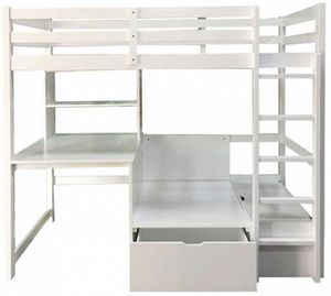 Furniture of America® Callistus White Bunk Bed