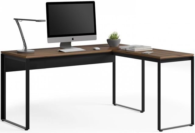 BDI Linea™ Natural Walnut Work Desk 4