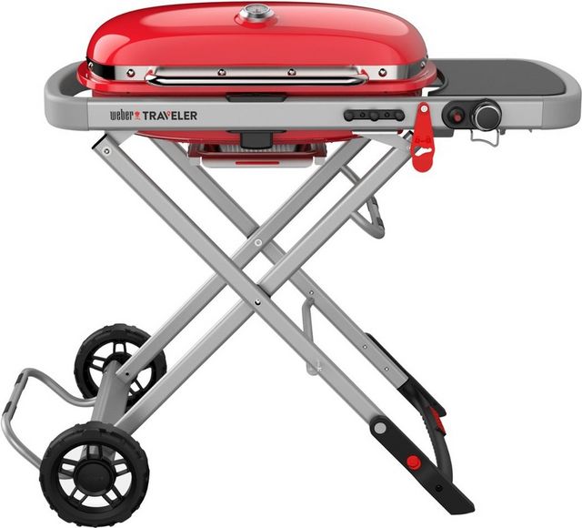 Weber® Grills® Traveler 44” Red Portable Grill | Big Sandy Superstore ...