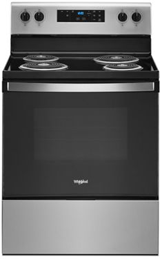 Whirlpool® 30" Stainless Steel Freestanding Electric Range | Old ...