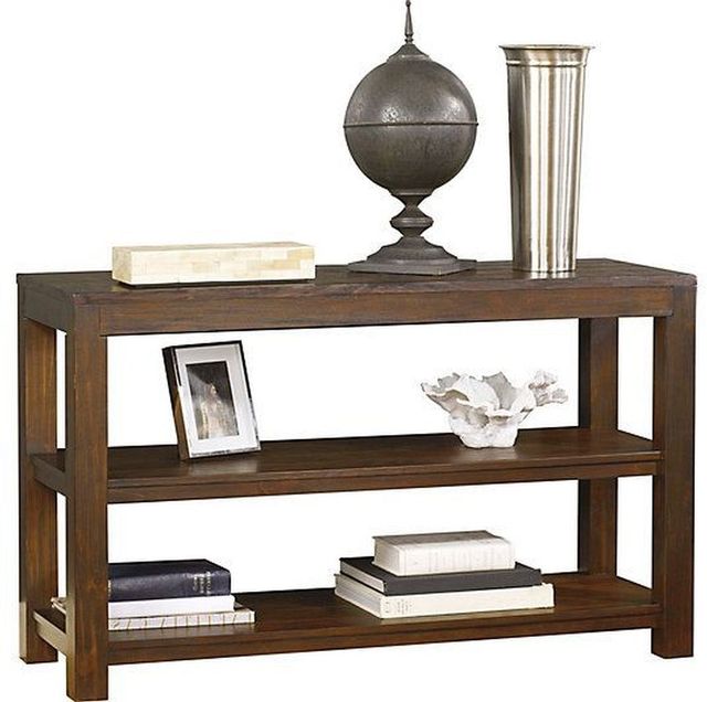 Signature Design by Ashley® Grinlyn Cherry Brown Sofa Table 2