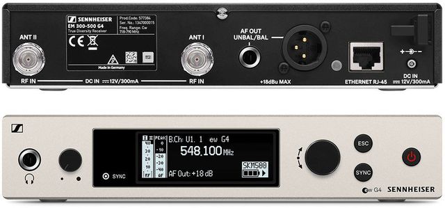 Sennheiser EM 300-500 G4-CW Half-Rack Receiver 2