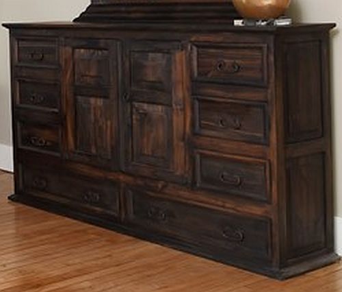 Vintage Furniture Mansion Dark Dresser