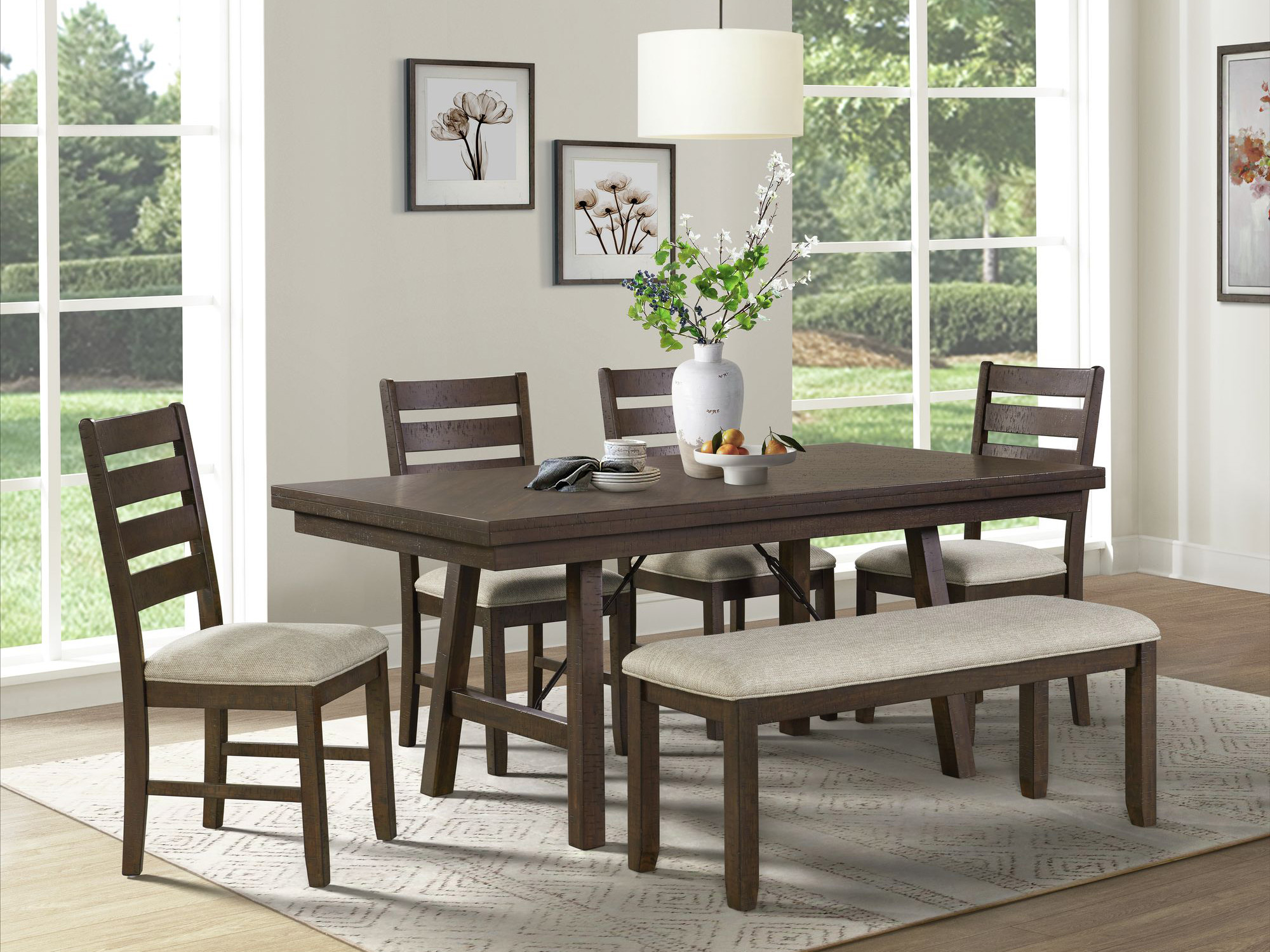 Dinner set table online and chairs