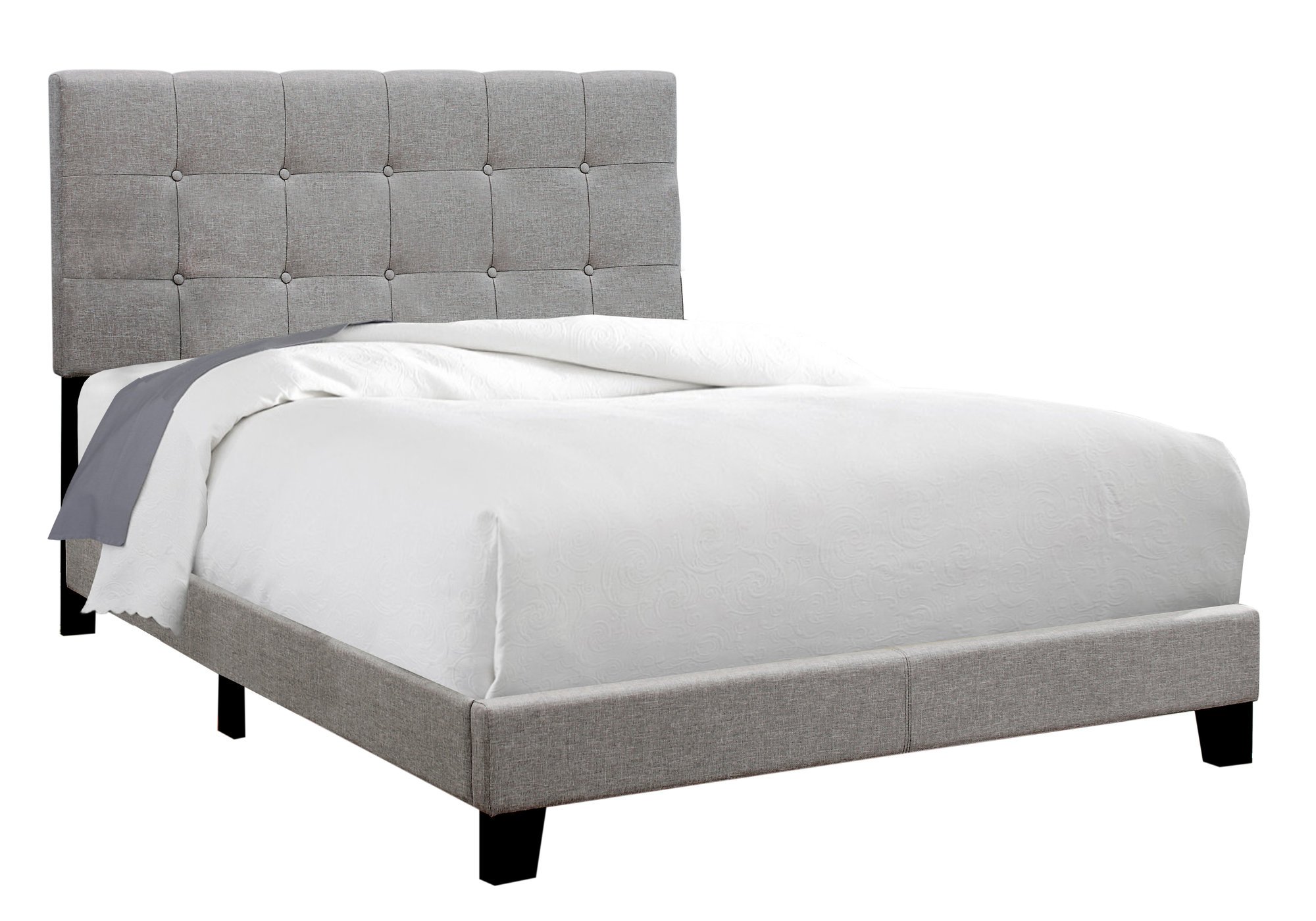Crown Mark 5270GY-K King Platform Bed Grey for sale online 