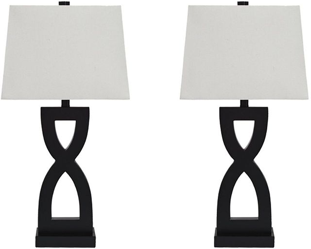 Signature Design by Ashley® Amasai 2-Piece Black Table Lamps