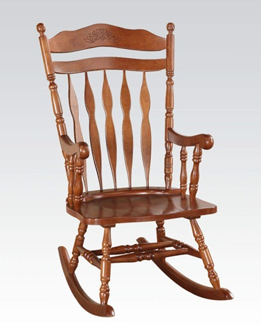 dark wood rocker