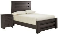 Signature Design by Ashley® Brinxton 2-Piece Charcoal Full Panel Bed Set