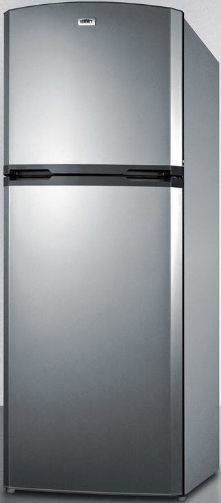 Summit® 12.9 Cu. Ft. Stainless Steel Counter Depth Top Freezer Refrigerator 1