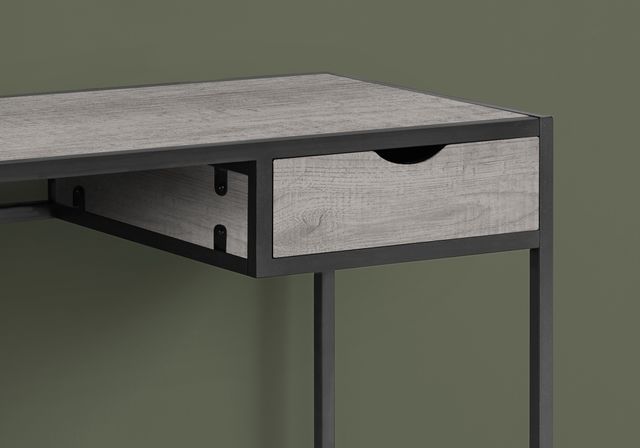 Monarch Specialties Inc. 42"L Grey with Dark Grey Metal Computer Desk 4