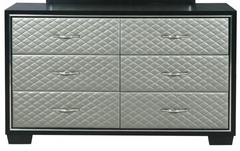 New Classic® Home Furnishings Luxor Silver/Black Dresser
