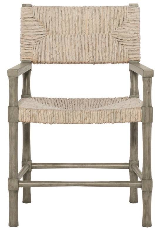 Bernhardt Palma Beige/Rustic Grey Arm Chair