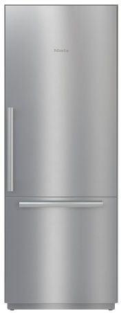 Miele MasterCool™ 30 in. 16.0 Cu. Ft. Stainless Steel Counter Depth Bottom Freezer Refrigerator-0