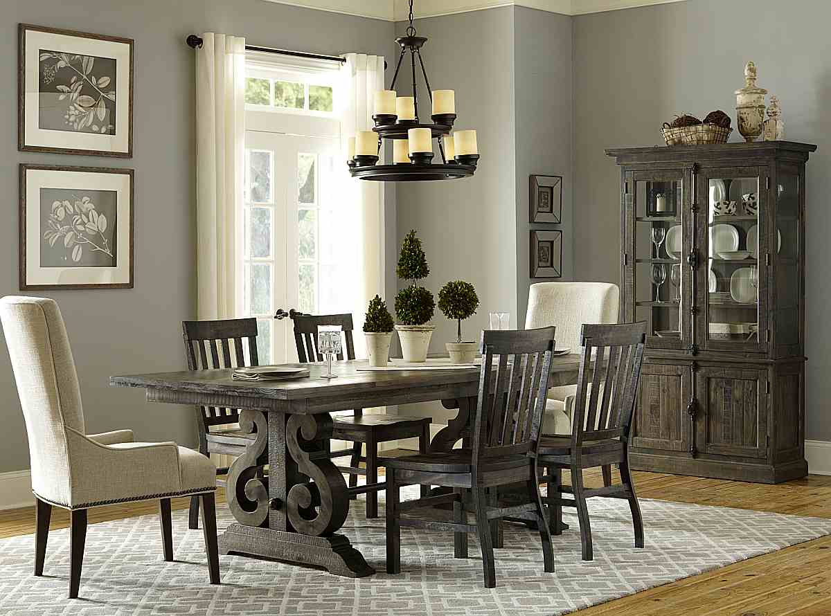 Magnussen® Home Bellamy 7 Piece Rectangular Dining Table Set