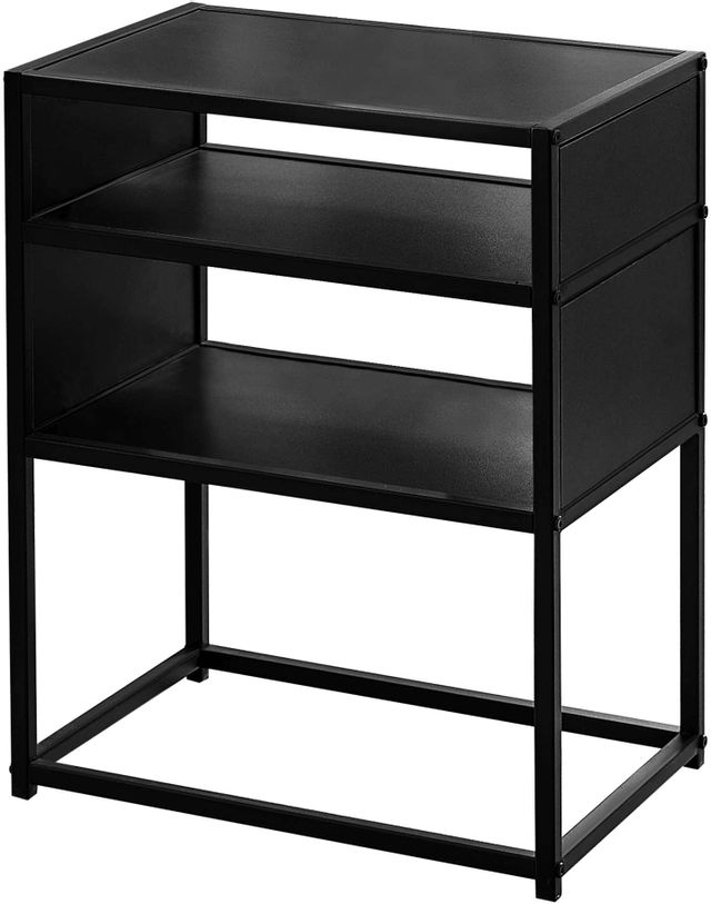 Monarch Specialties Inc. Black 22" Open Shelves Accent Table 
