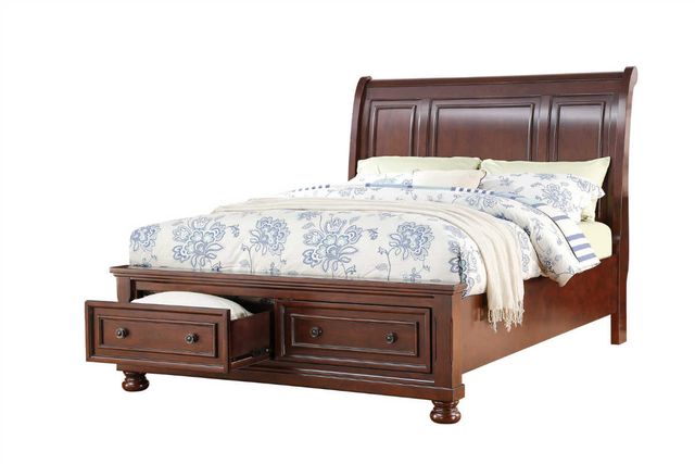 Avalon Sophia King Storage Bed, Dresser, Mirror & Nightstand-1