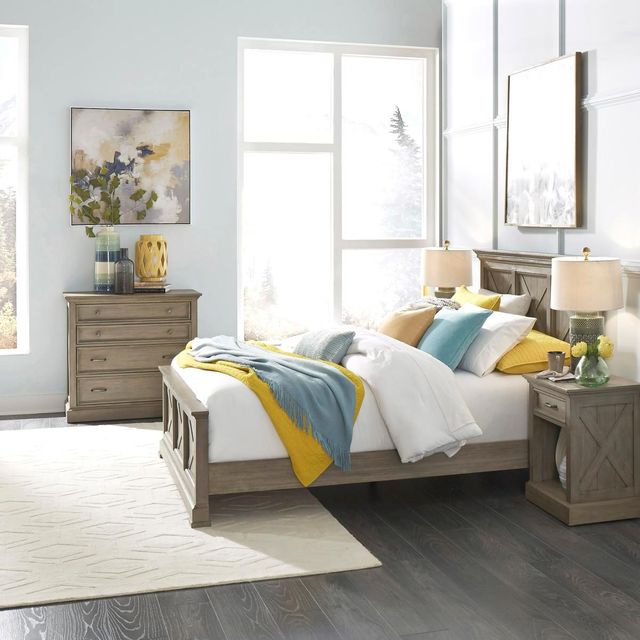 Homestyles® Mountain Lodge 3-Piece Gray Queen Bedroom Set | Roby's ...
