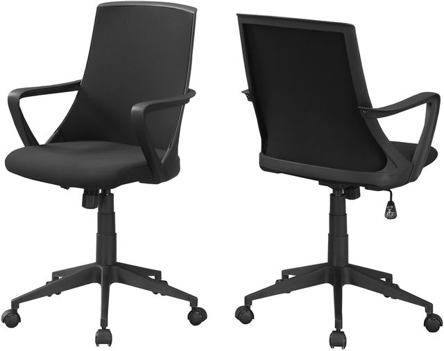 Mid Back Mesh Ergonomic Computer Desk Office Chair, Black