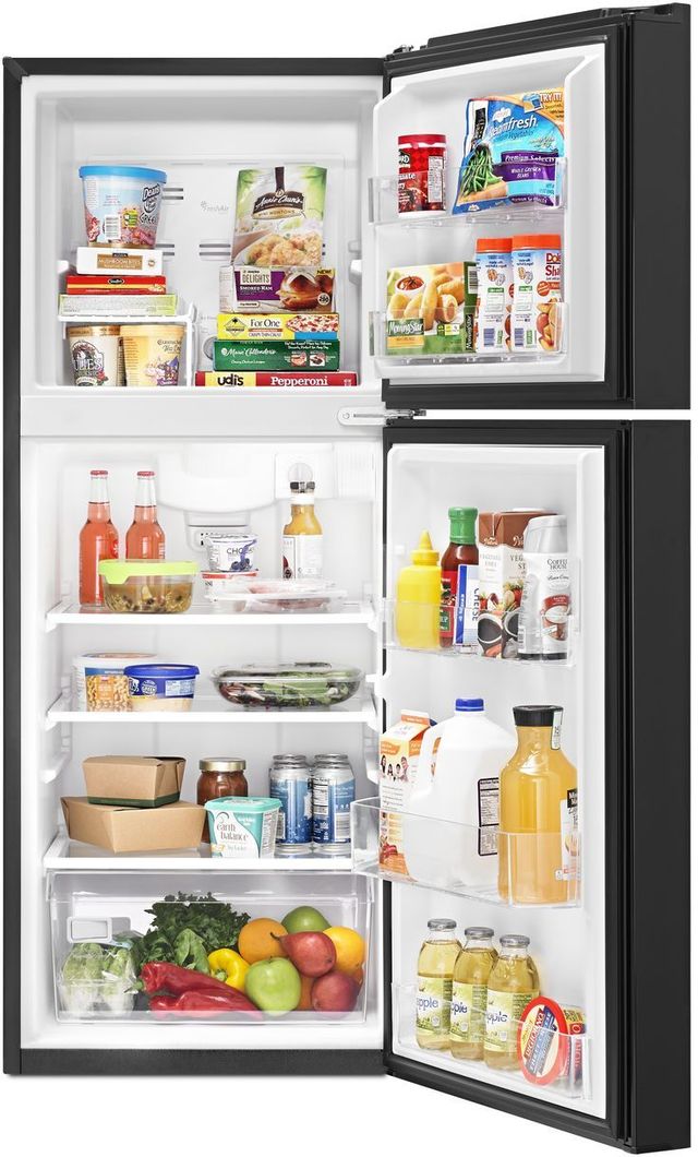Whirlpool® 11.0 Cu. Ft. Top Freezer Refrigerator-Black 7