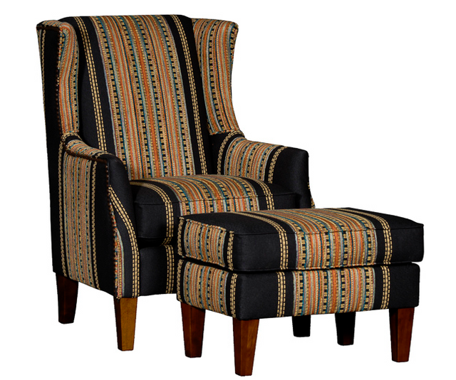 Mayo Living Room Chair & Ottoman