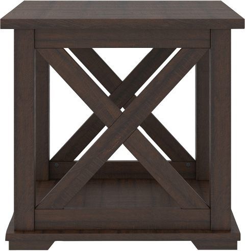 Signature Design by Ashley® Camiburg Warm Brown Square End Table 1