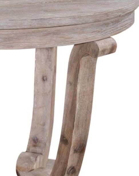 Liberty Greystone Mill Stone White Wash End Table-2