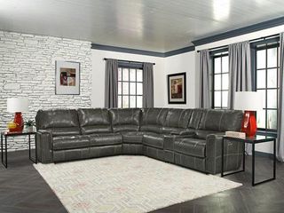 Parker House® Salinger 6-Piece Twilight Reclining Sectional Sofa Set