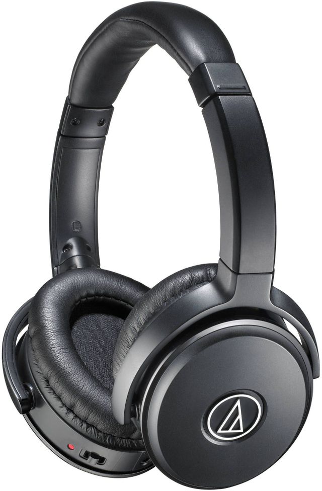 Audio-Technica® QuietPoint® Black Active Noise-Cancelling Over-Ear Headphones