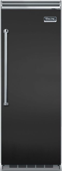 Viking® 5 Series 30 in. 17.8 Cu. Ft. Cast Black Column Refrigerator