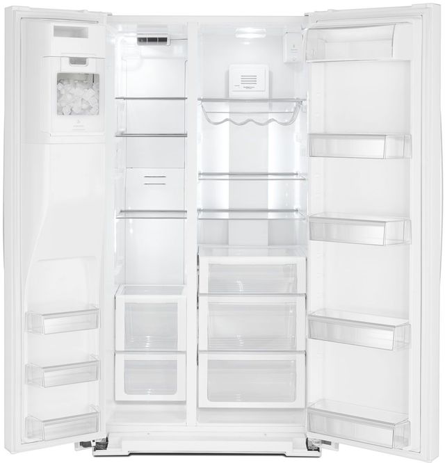 Whirlpool® 20.0 Cu. Ft. Side-By-Side Refrigerator-White Ice 3