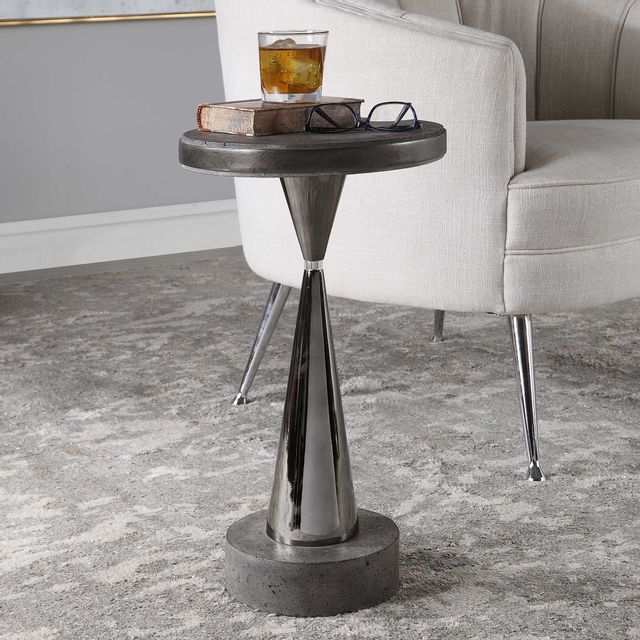 Uttermost® Simons Aged Concrete Drink Table 3