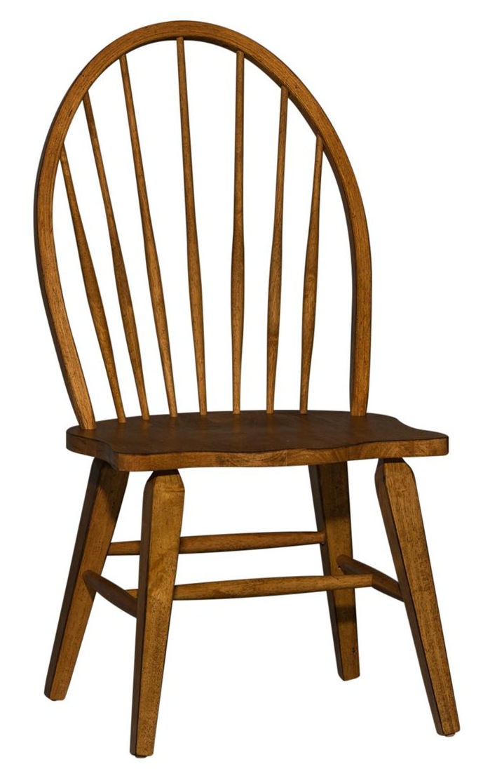 Liberty Furniture Hearthstone Rustic Oak Side Chair - Set of 2