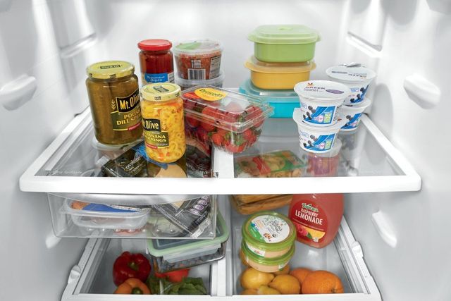 Frigidaire® 20.4 Cu. Ft. Pearl White Top Freezer Refrigerator 9