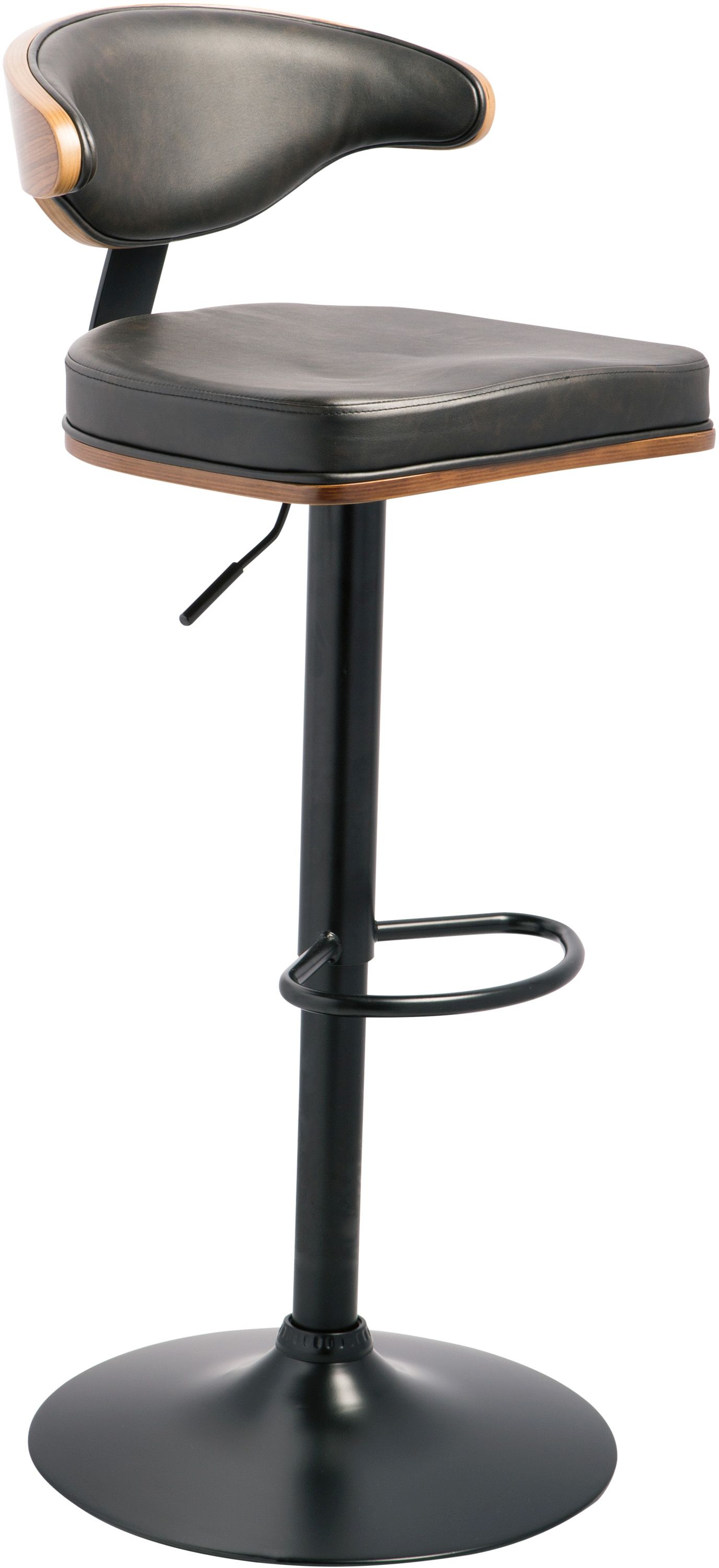 Signature Design by Ashley® Bellatier Black Adjustable Height Bar Stool - Set of 2