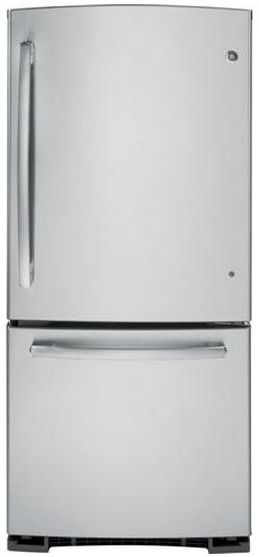 GE 20.3 Cu. Ft. Bottom Freezer Refrigerator-Stainless Steel