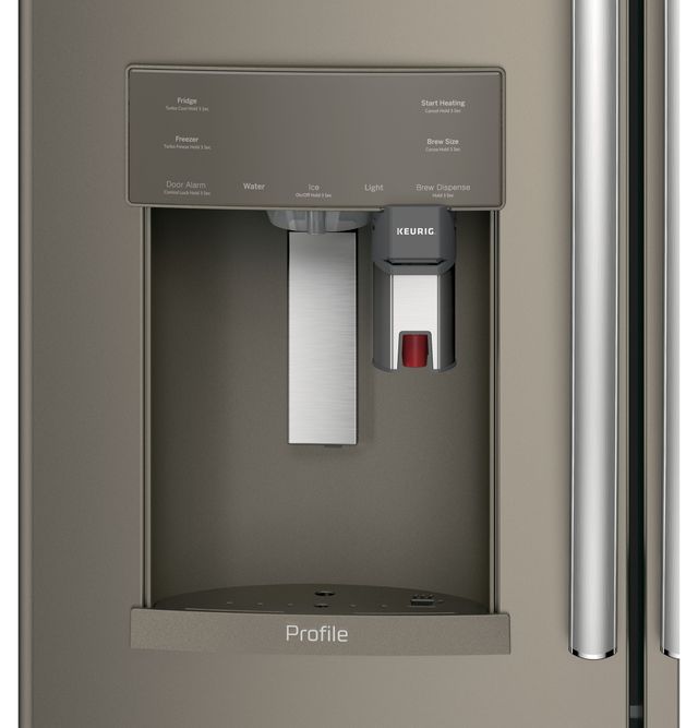 GE Profile™ 22.23 Cu. Ft. Slate Counter Depth French Door Refrigerator 5