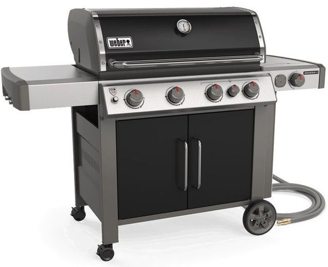 Weber® Grills® Genesis® II E-435 Series Black Free Standing Gas Grill-1