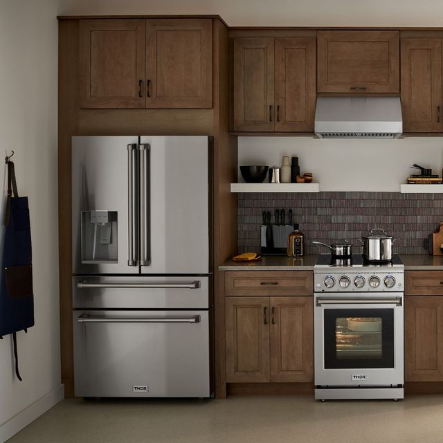 Thor Kitchen® Professional 36" Fingerprint Resistant Stainless Steel Counter Depth French Door Refrigerator  4