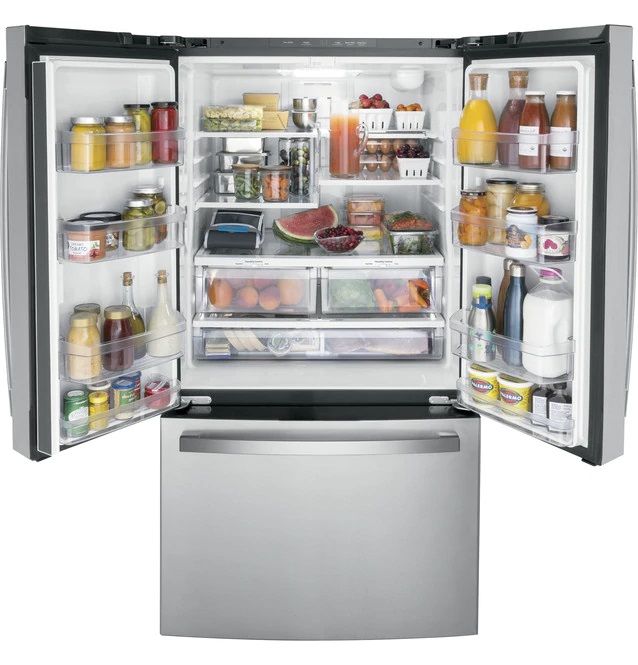 GE® 27.0 Cu. Ft. Black French Door Refrigerator 25