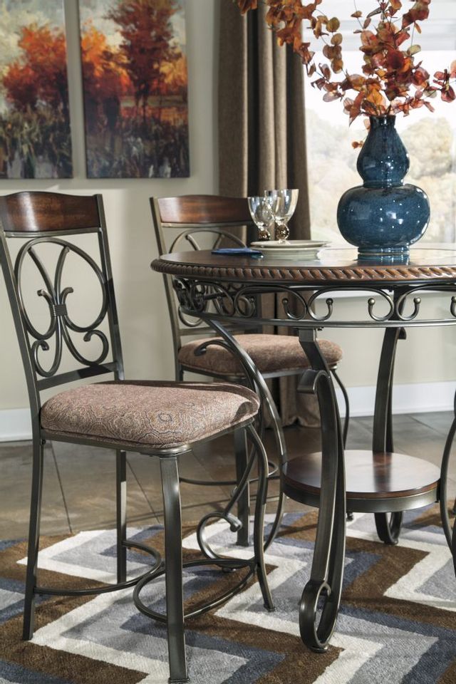 Signature Design by Ashley® Glambrey Brown Counter Height Dining Table 5