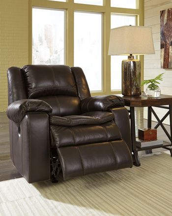 Signature Design by Ashley® Long Knight Brown Power Rocker Recliner