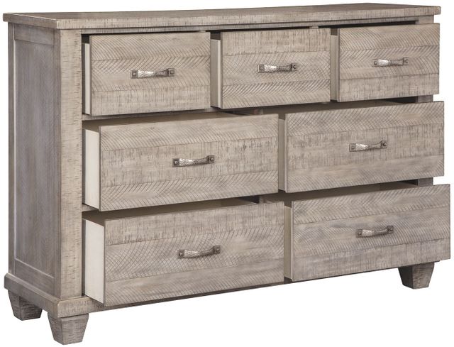 Benchcraft® Naydell Rustic Gray Dresser 1