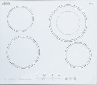 Summit® 24" White Electric Cooktop