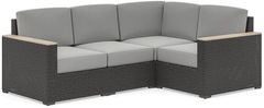 homestyles® Boca Raton Brown Outdoor 4 Seat Sectional