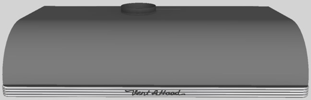 Vent-A-Hood® 42" Gunsmoke Retro Style Under Cabinet Range Hood-0